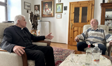 2023 Vladimír Fajkus a Štefan Mordel na fare v Hniezdnom